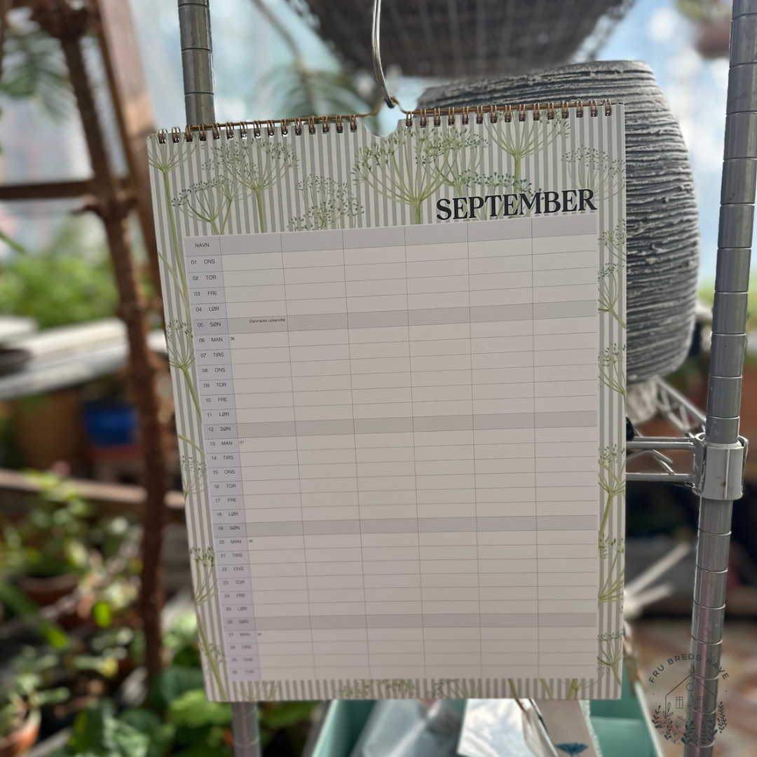 Familiekalender 2027 – Akvareller af Annemette Voss Fridthjof