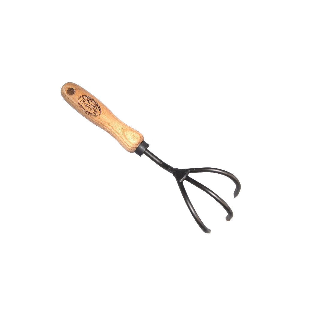 Kutivator 3 tands. håndholdt haveredskab fra Dewit