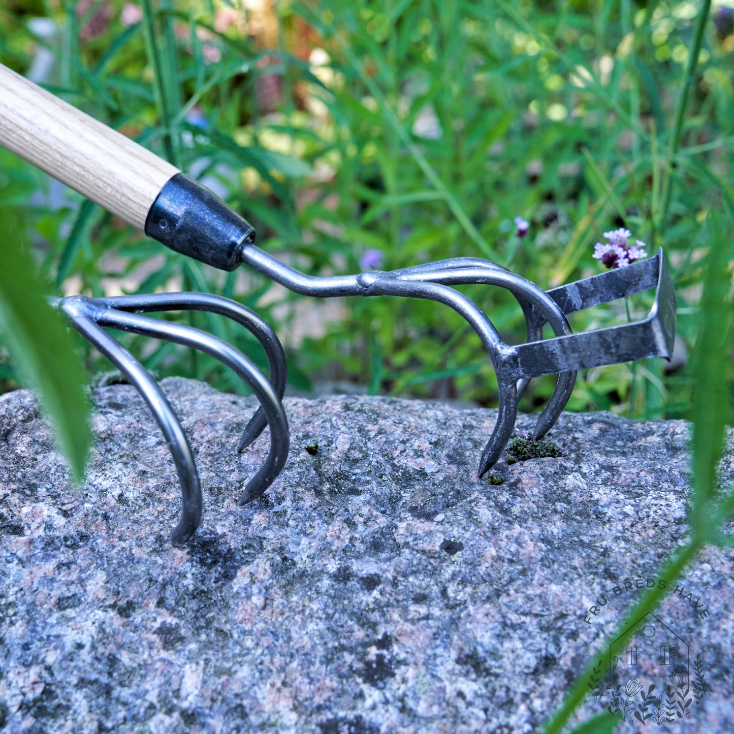Kultivator, 3 tands, langt skaft