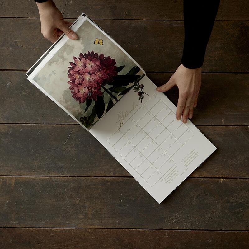 EVIGHEDSKALENDER A4 - Blomster og digte