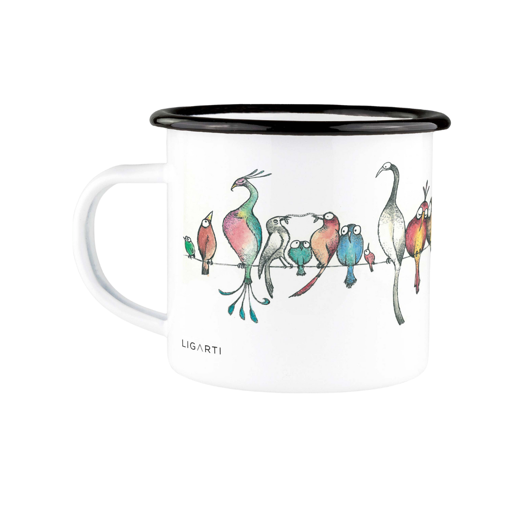 Emaljekrus, fugleparade