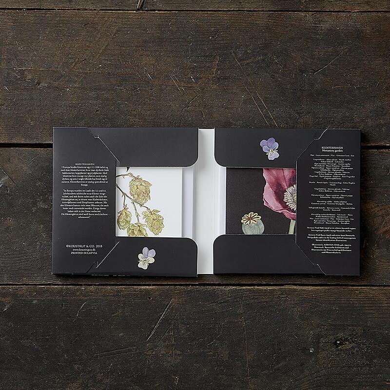 KLOSTERHAVEN - Kvadratisk kortmappe