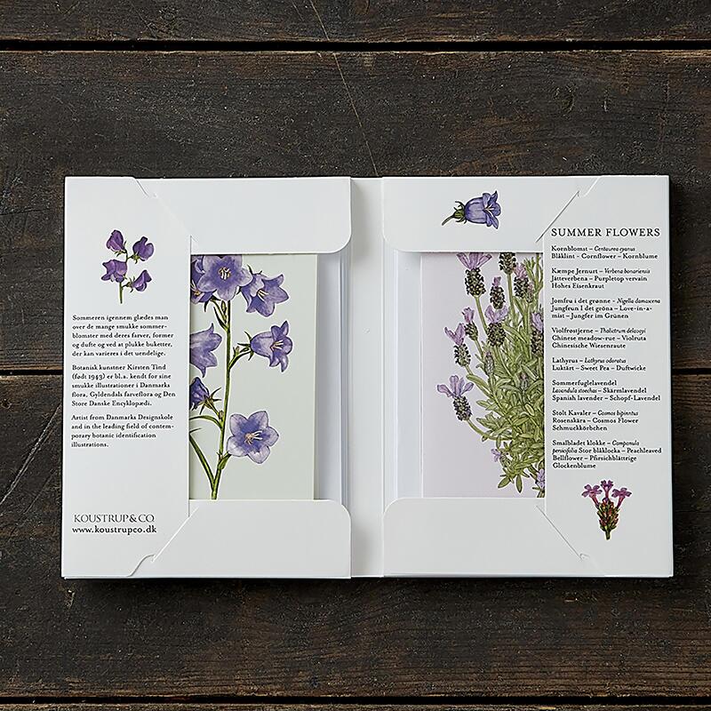 SOMMERBLOMSTER - 8 kort