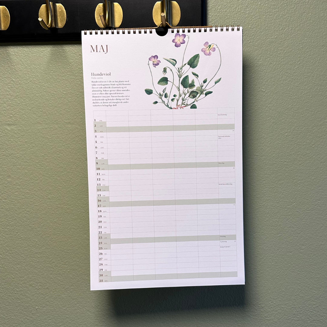 Familie kalender 2026 – Flora Danica