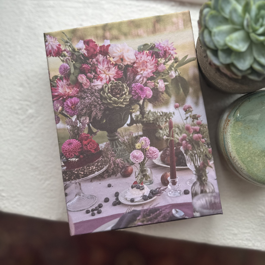 Kortæske med sommerblomster – 20 kort