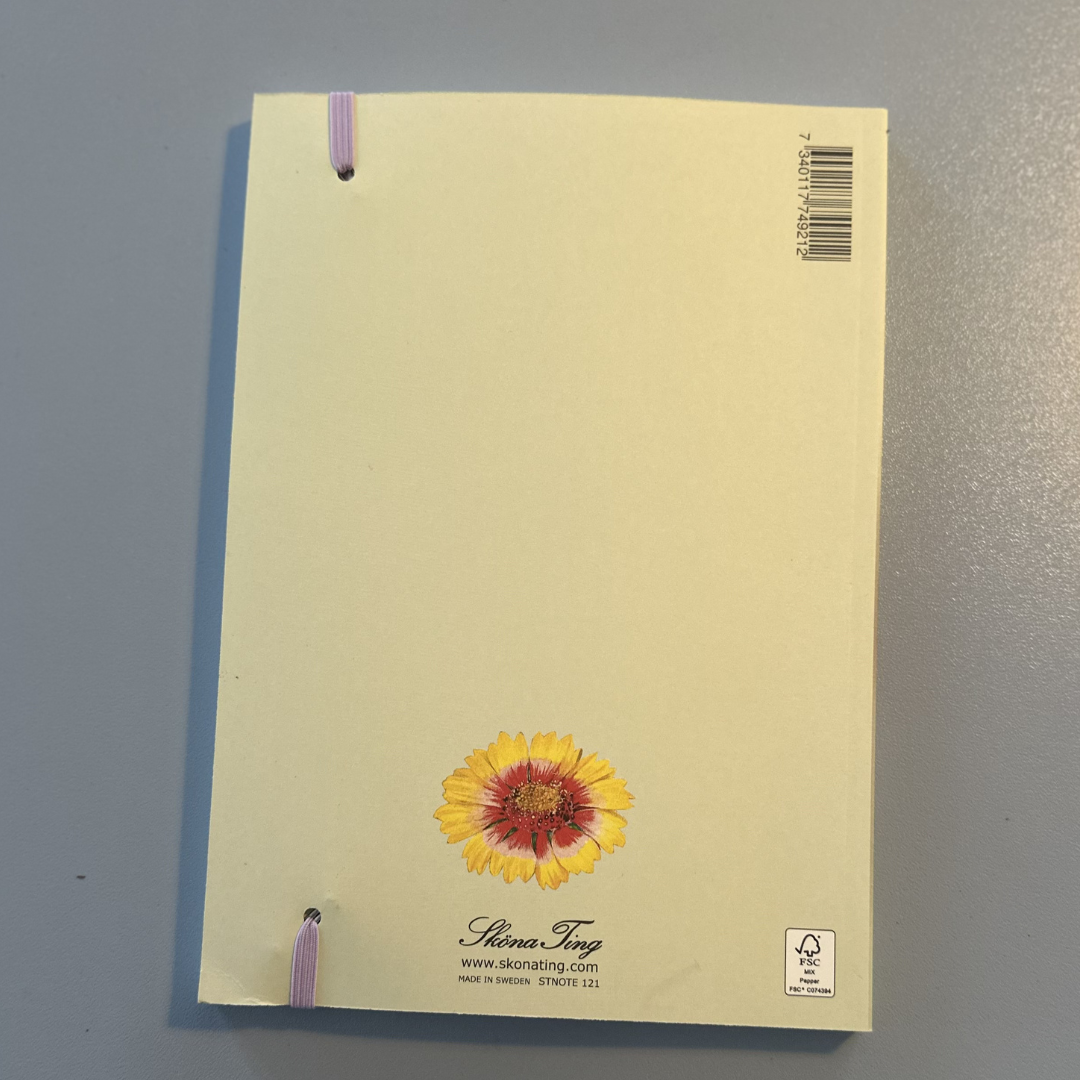 Notesbog - sommerblomst